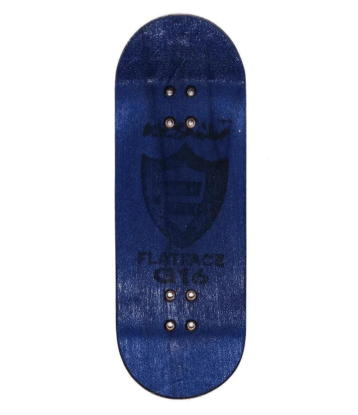FlatFace X Cowply Top Blue FF Cubes Beige SE G16 33.6mm - Caramel Fingerboards - Fingerboard store