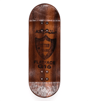 FlatFace X Cowply Top Brown FF Cubes Beige SE G16 33.6mm - Caramel Fingerboards - Fingerboard store