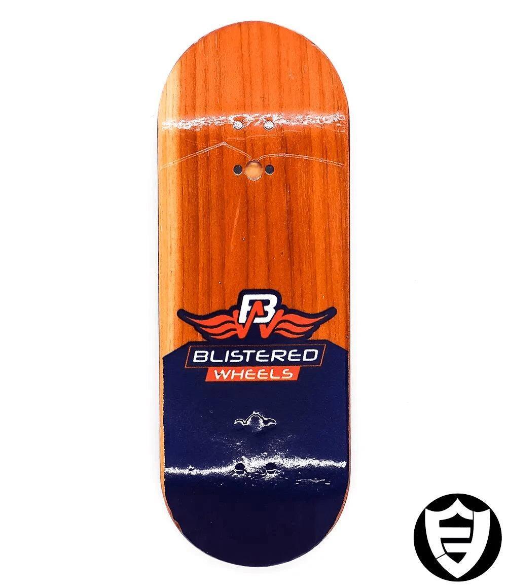 FlatFace X Cowply Wood Blistered G15.12 33.6mm - Caramel Fingerboards - Fingerboard store