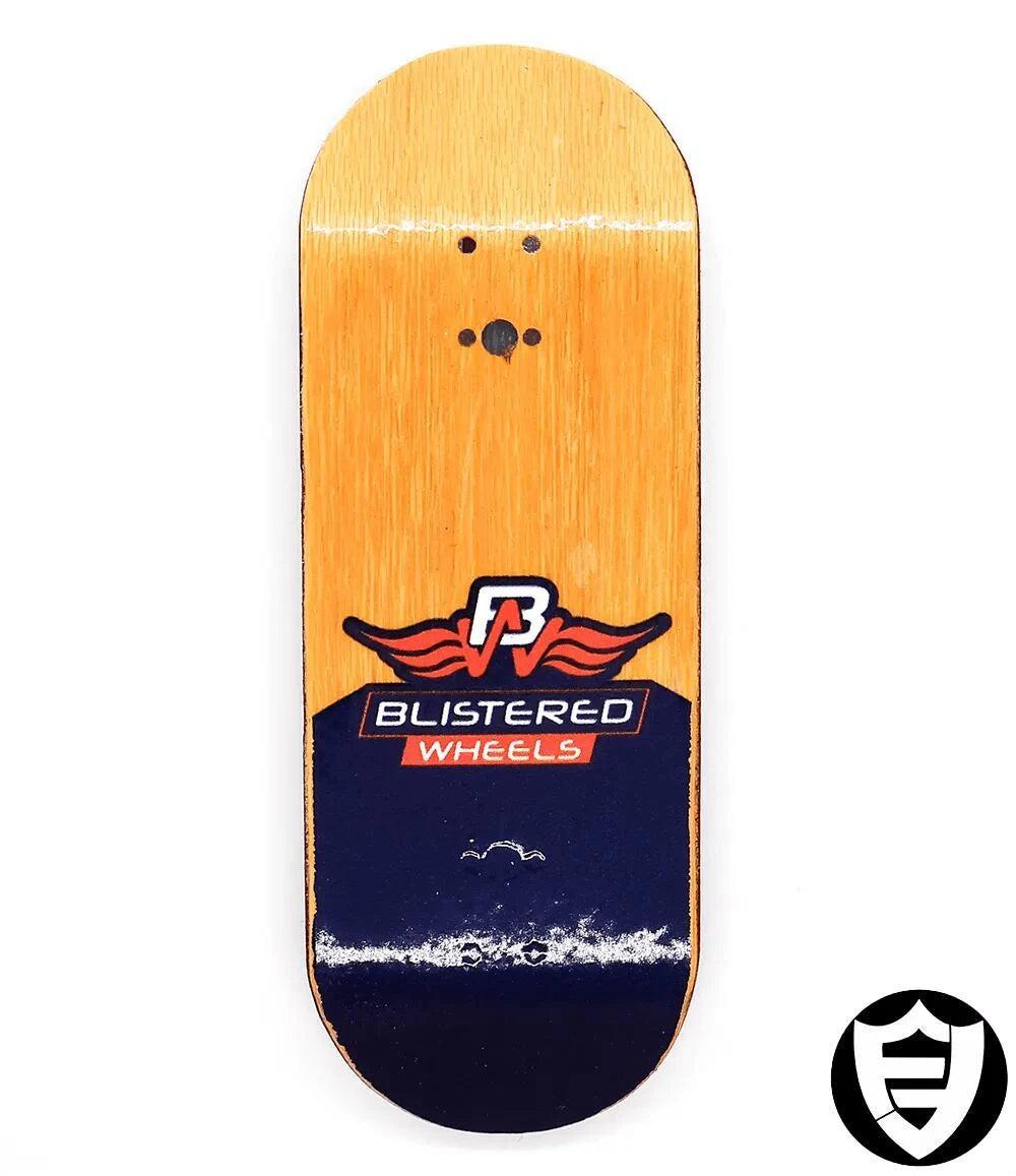 FlatFace X Cowply Yellow Blistered G15.12 33.6mm - Caramel Fingerboards - Fingerboard store