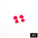 Fuchsia - Orange ATL Fingerboard Bushings - Caramel Fingerboards - Fingerboard store
