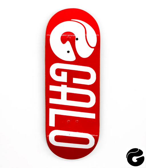 Galo Red Team Model Fingerboard Deck 34mm - Caramel Fingerboards - Fingerboard store