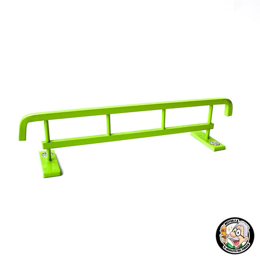 Green rail by @nestor.fb - Caramel Fingerboards - Fingerboard store
