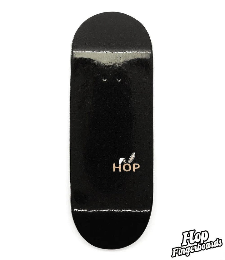 Hop Classic Black Fingerboards Deck - Caramel Fingerboards - Fingerboard store