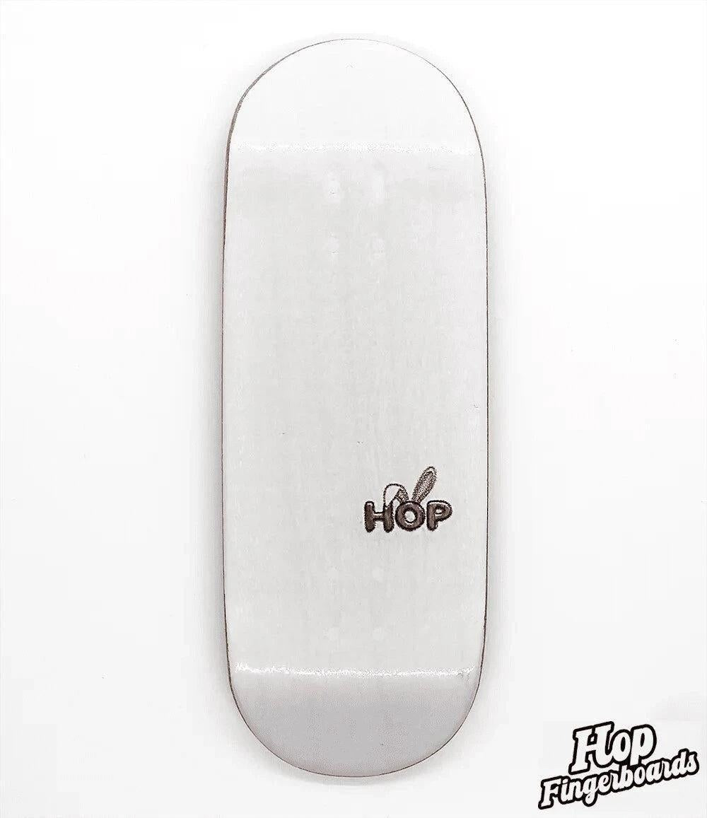 Hop Classic White Fingerboards Deck - Caramel Fingerboards - Fingerboard store