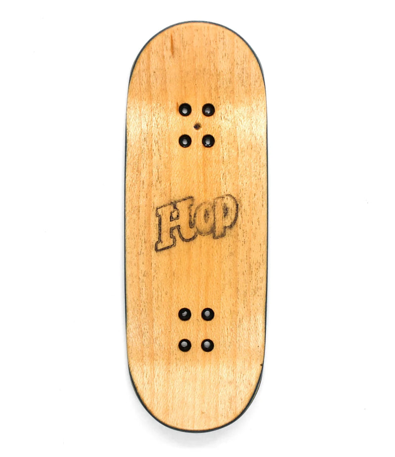 Hop Obsidian Fingerboard Deck 34mm - Caramel Fingerboards - Fingerboard store