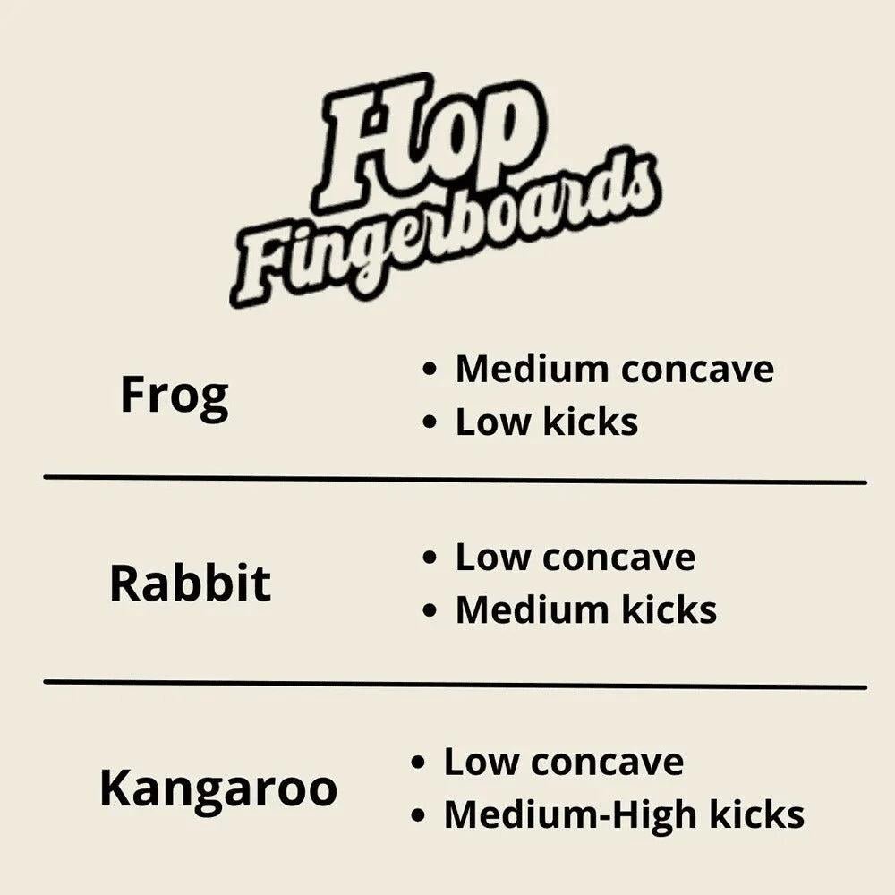 Hop Rubi Fingerboard Deck 32.5mm - Caramel Fingerboards - Fingerboard store