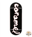 Horizon x Caramel Black Logo Fingerboard Deck 34mm - Caramel Fingerboards - Fingerboard store