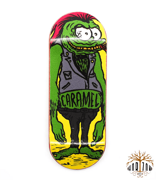 Horizon x Caramel Punk Fingerboard Deck 34mm - Caramel Fingerboards - Fingerboard store