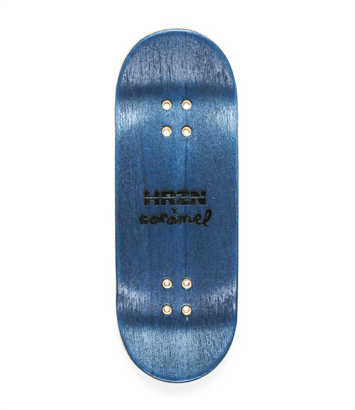 Horizon x Caramel Red Logo Fingerboard Deck 34mm - Caramel Fingerboards - Fingerboard store