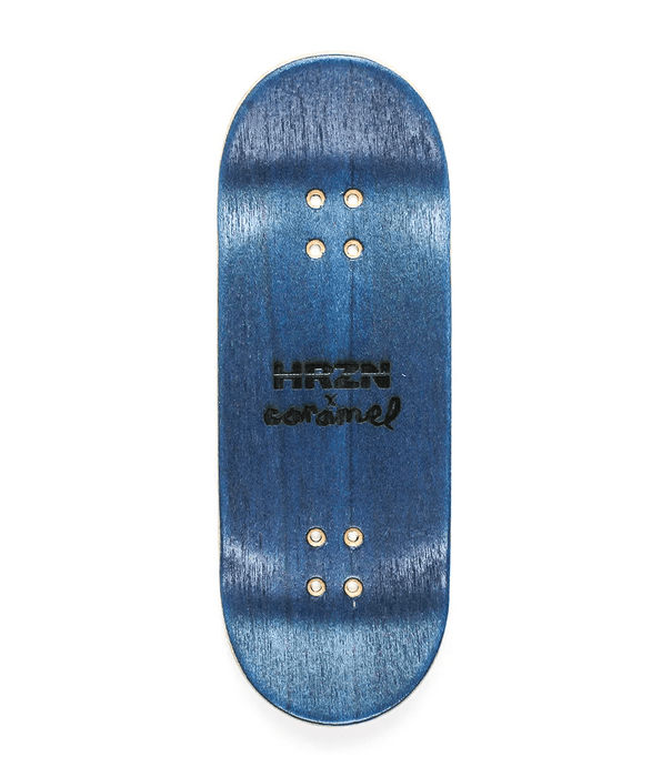 Horizon x Caramel Red Logo Fingerboard Deck 34mm - Caramel Fingerboards - Fingerboard store
