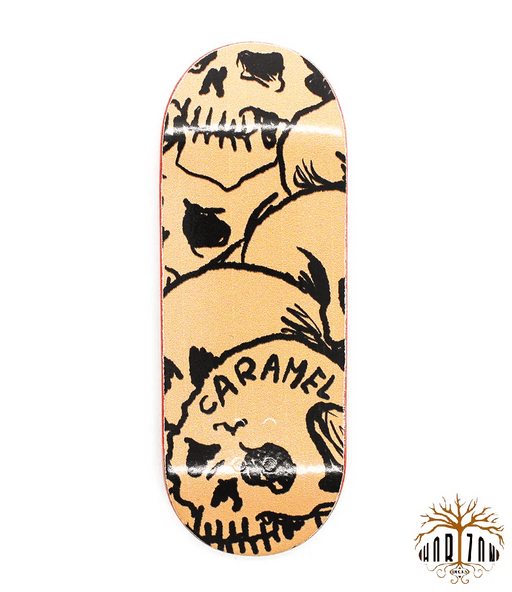 Horizon x Caramel Skulls Fingerboard Deck 34mm - Caramel Fingerboards - Fingerboard store