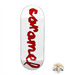 Horizon x Caramel White Logo Fingerboard Deck 34mm - Caramel Fingerboards - Fingerboard store