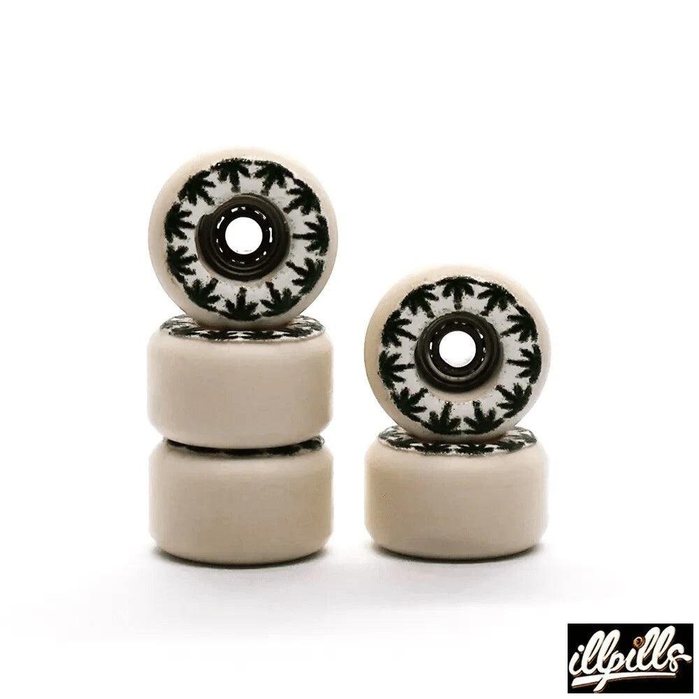 Illpills Flower Black Fingerboard Wheels 7.5mm - Caramel Fingerboards - Fingerboard store