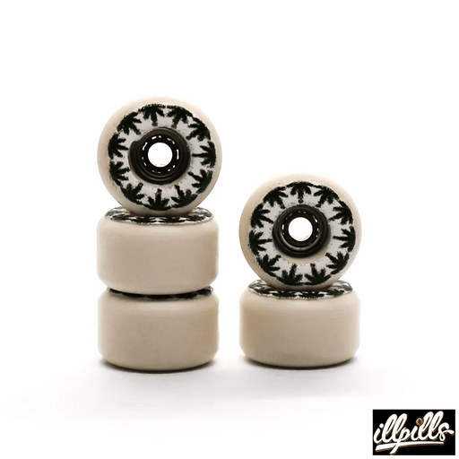 Illpills Flower Black Fingerboard Wheels 7.5mm - Caramel Fingerboards - Fingerboard store