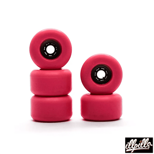Illpills Pink Fingerboard Wheels 7.5mm - Caramel Fingerboards - Fingerboard store