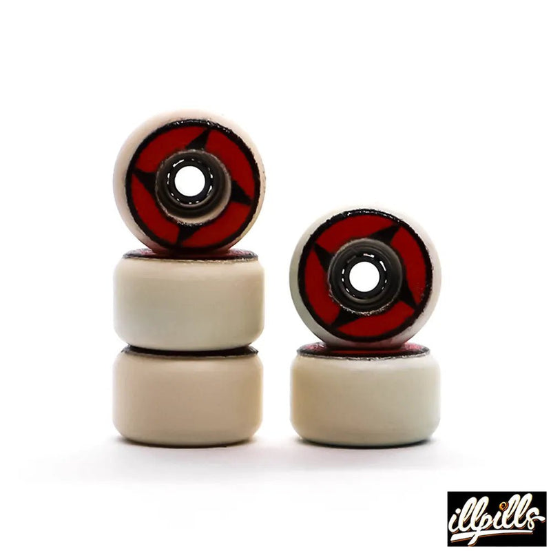 Illpills Red Fingerboard Wheels 7.5mm - Caramel Fingerboards - Fingerboard store