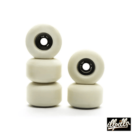 Illpills White Street Fingerboard Wheels 7.5mm - Caramel Fingerboards - Fingerboard store