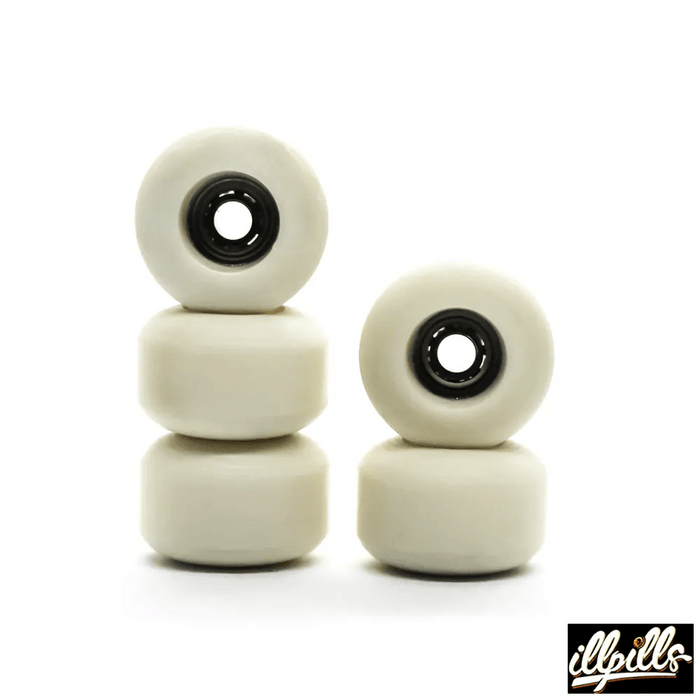 Illpills White Street Fingerboard Wheels 7.5mm - Caramel Fingerboards - Fingerboard store