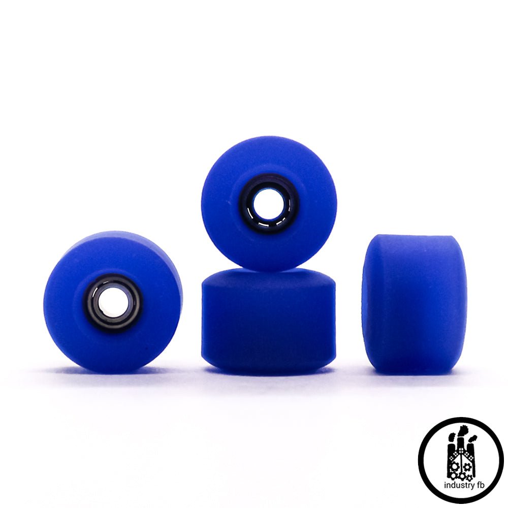 Industry Blue Recycled Fingerboard Wheels - Caramel Fingerboards - Fingerboard store