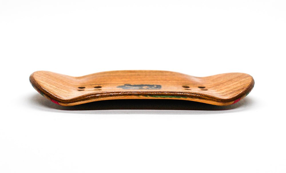 Industry colors recycled fingerboard deck 55mm - Caramel Fingerboards - Fingerboard store