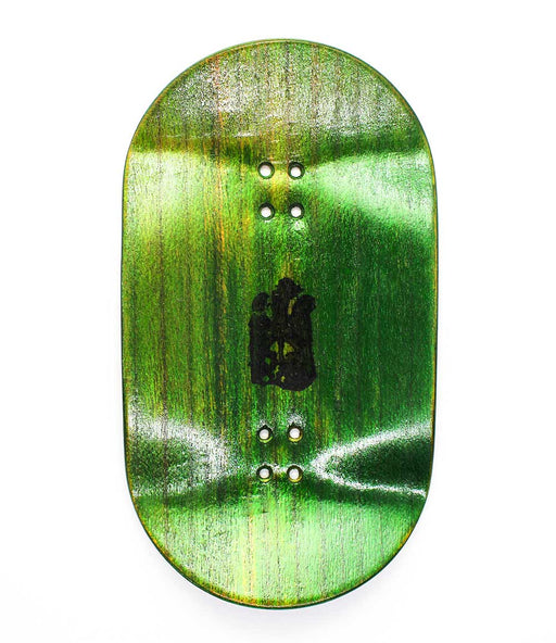 Industry green - yellow fingerboard deck 55mm - Caramel Fingerboards - Fingerboard store