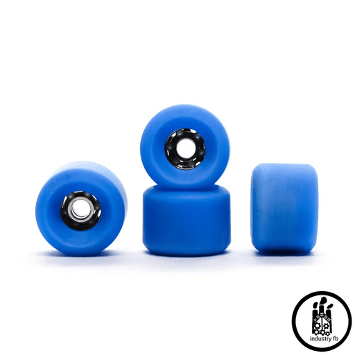 Industry x Caramel Blue Hybrid Fingerboard Wheels 7.2mm - Caramel Fingerboards - Fingerboard store