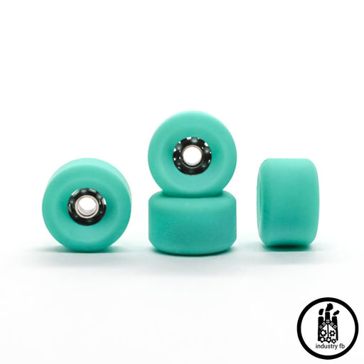 Industry x Caramel Mint Hybrid Fingerboard Wheels 7.5mm - Caramel Fingerboards - Fingerboard store