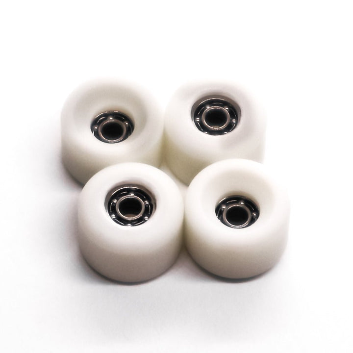 Industry x Caramel White Metal Dual Fingerboard Wheels 7.5mm - Caramel Fingerboards - Fingerboard store