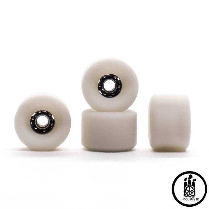 Industry x Caramel White Metal Dual Fingerboard Wheels 7.5mm - Caramel Fingerboards - Fingerboard store
