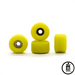 Industry Yellow Recycled Fingerboard Wheels - Caramel Fingerboards - Fingerboard store