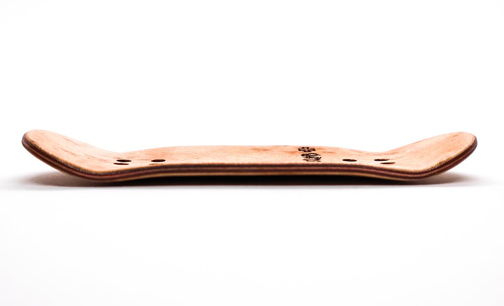 Iron Slab Engraved Fingerboard Deck 32mm - Caramel Fingerboards - Fingerboard store