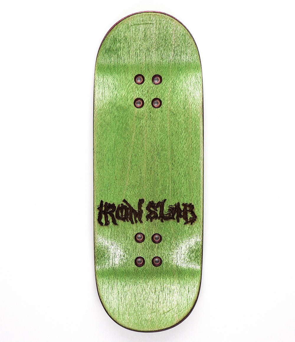 Iron Slab Green Dragon Spirit Fingerboard Deck - Caramel Fingerboards - Fingerboard store