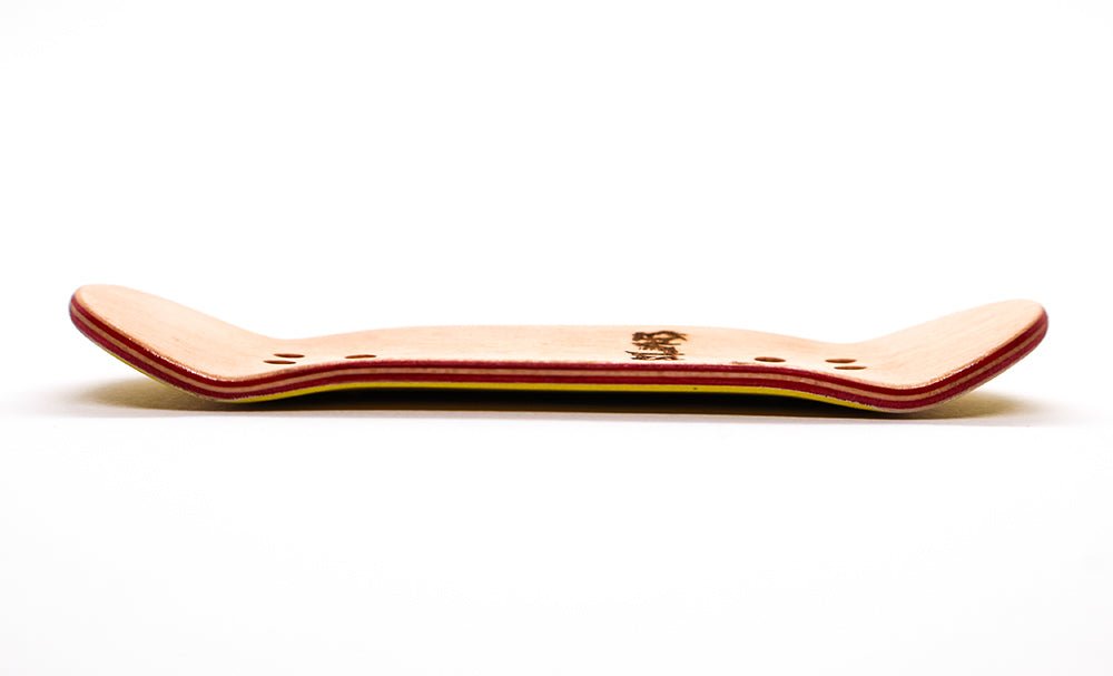Iron Slab Yellow Dragon Spirit Fingerboard Deck 33mm - Caramel Fingerboards - Fingerboard store