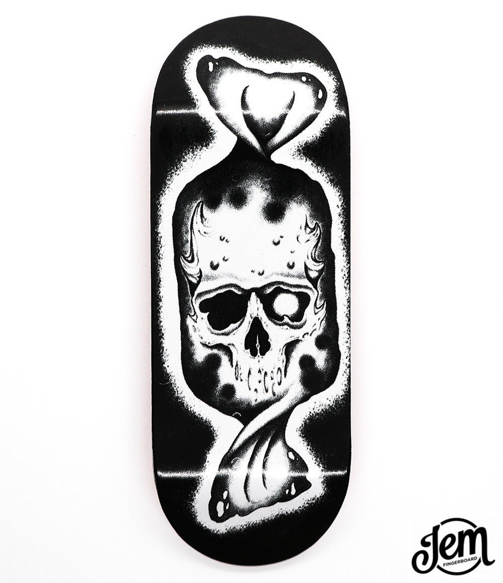 Jem Death Candy Fingerboard Deck 34mm - Caramel Fingerboards - Fingerboard store