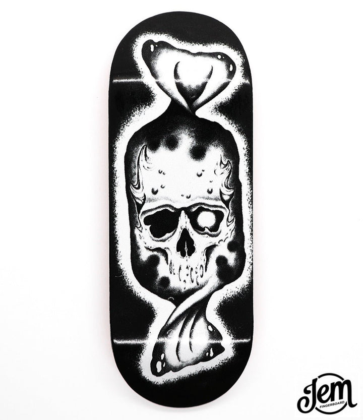 Jem Death Candy Fingerboard Deck 34mm - Caramel Fingerboards - Fingerboard store