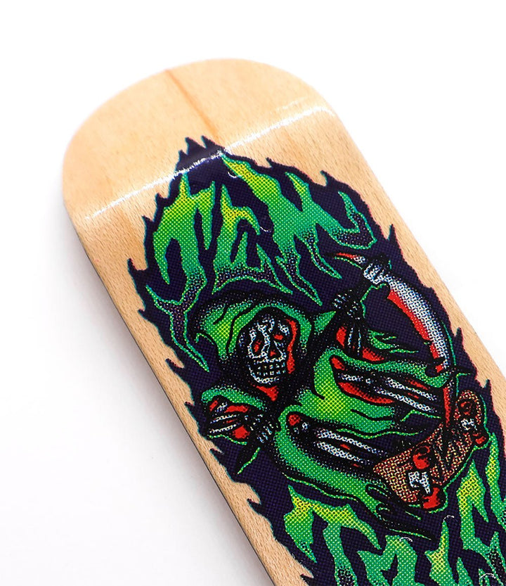 Jem Death Rider Fingerboard Deck 34mm - Caramel Fingerboards - Fingerboard store