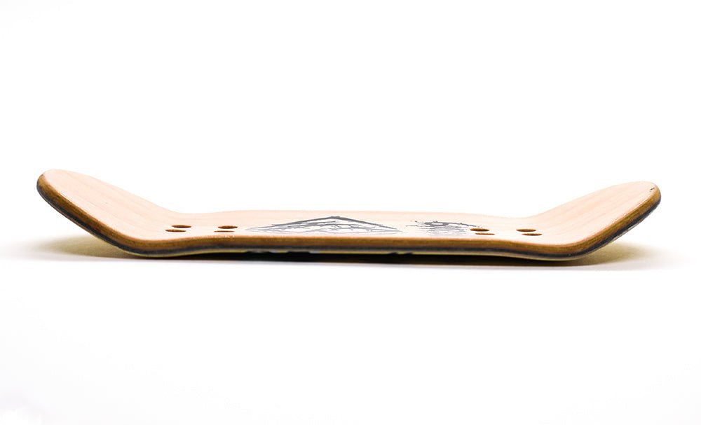 Jem Skater Parrot Fingerboard Deck 34mm - Caramel Fingerboards - Fingerboard store