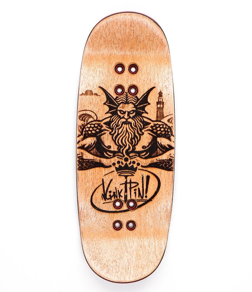 Kinkpin Bee Swarm Fingerboard Deck 34mm - Caramel Fingerboards - Fingerboard store