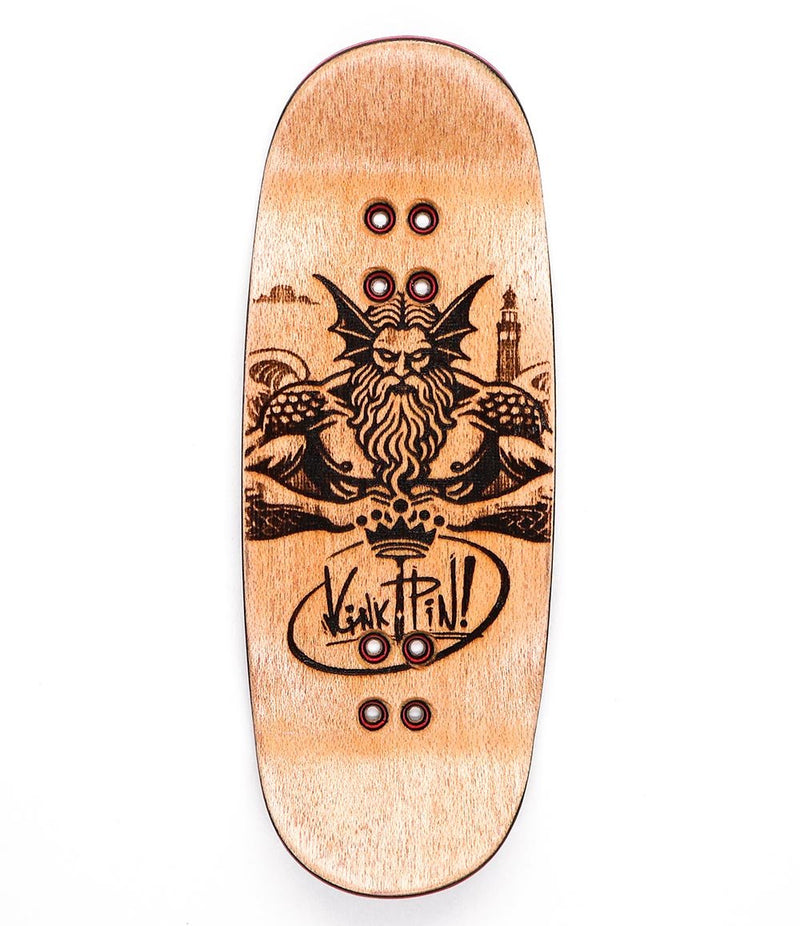 Kinkpin Bee Swarm Fingerboard Deck 34mm - Caramel Fingerboards - Fingerboard store