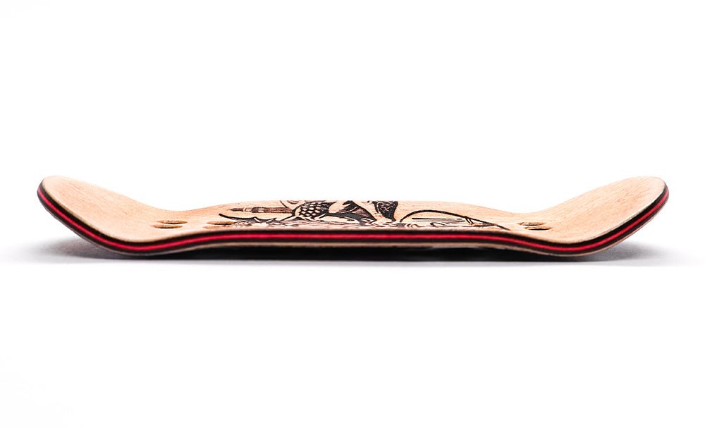 Kinkpin Bee Swarm Fingerboard Deck 34mm - Caramel Fingerboards - Fingerboard store
