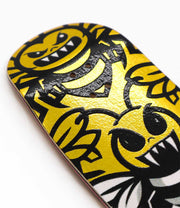 Kinkpin Killer Bees On Gold Fingerboard Deck 34mm - Caramel Fingerboards - Fingerboard store