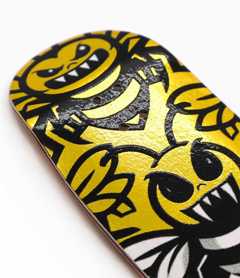Kinkpin Killer Bees On Gold Fingerboard Deck 34mm - Caramel Fingerboards - Fingerboard store