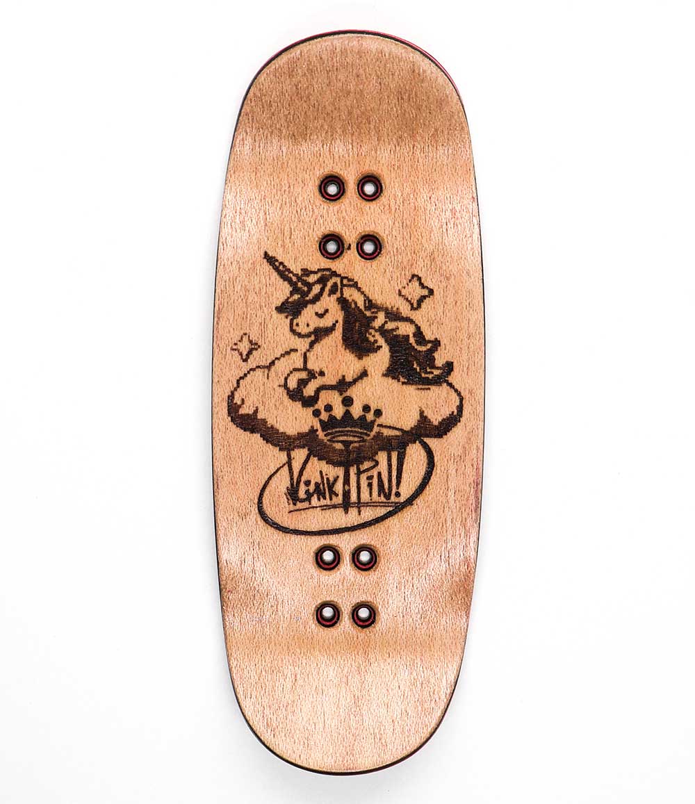 Kinkpin Killer Bees On Gold Fingerboard Deck 34mm - Caramel Fingerboards - Fingerboard store