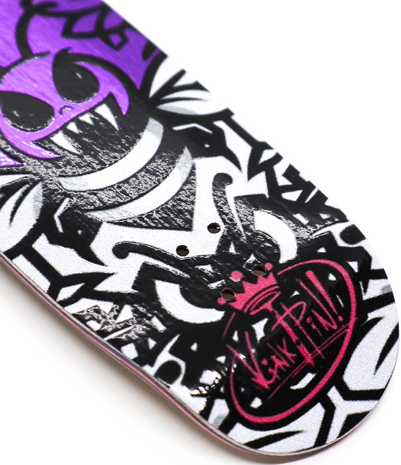 Kinkpin Killer Bees on Purple Fingerboard Deck 34mm - Caramel Fingerboards - Fingerboard store
