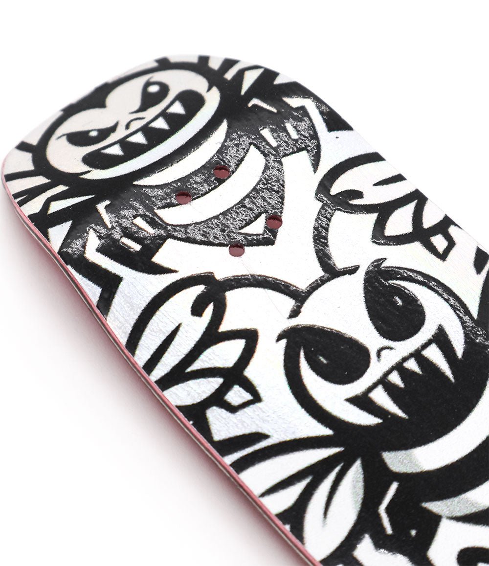 Kinkpin Killer Bees On Silver Fingerboard Deck 34mm - Caramel Fingerboards - Fingerboard store