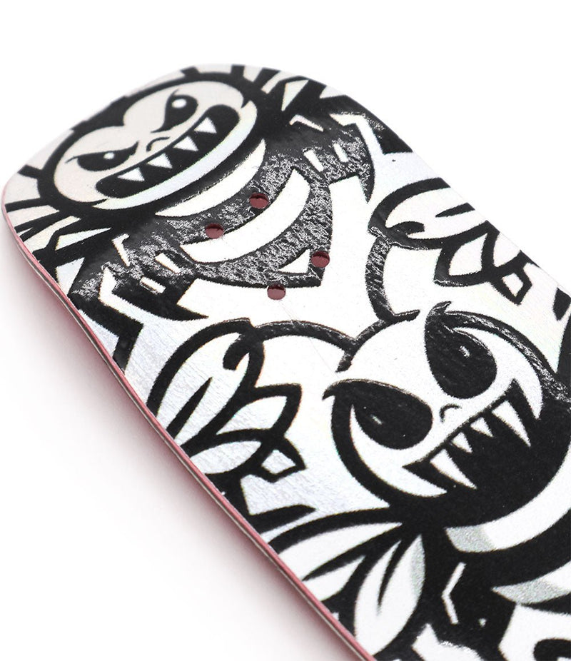 Kinkpin Killer Bees On Silver Fingerboard Deck 34mm - Caramel Fingerboards - Fingerboard store