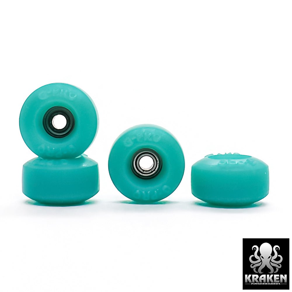 Kraken G2-PRO Aqua Fingerboard Wheels 8mm - Caramel Fingerboards - Fingerboard store