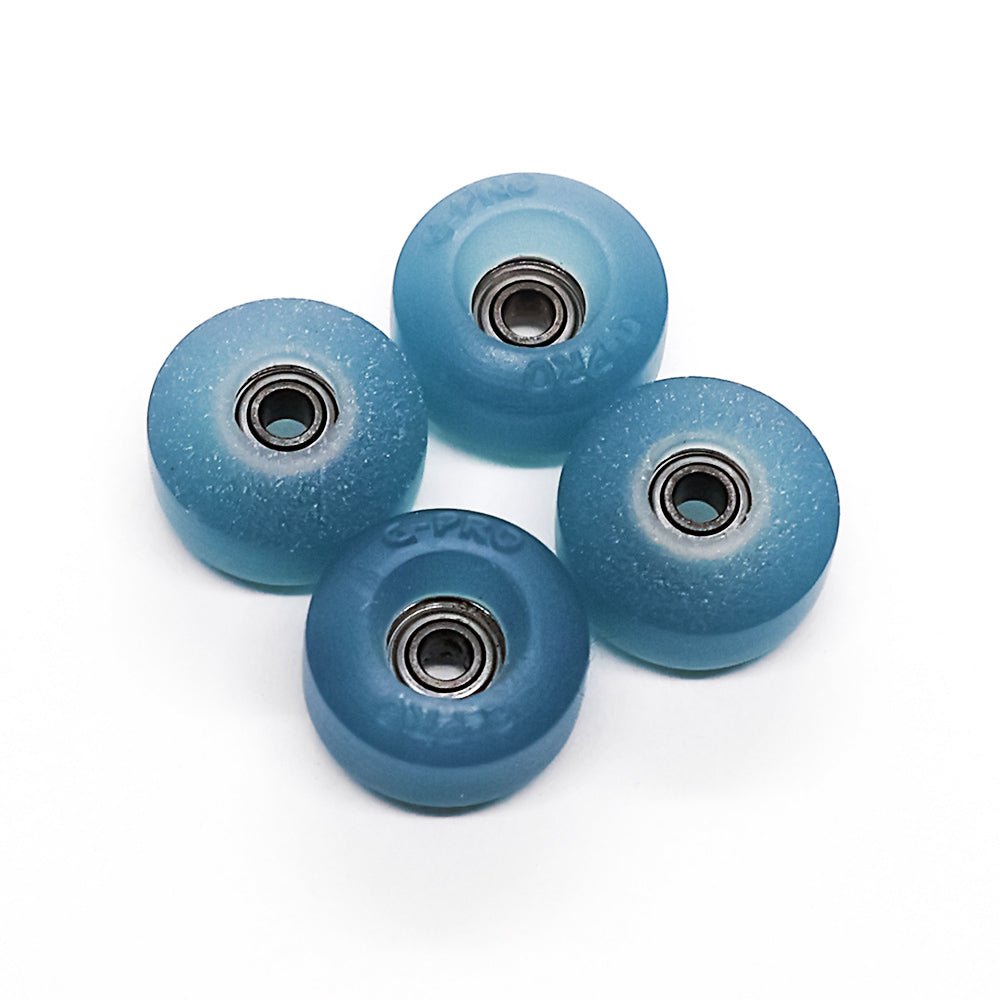 Kraken G2-PRO Smoke Blue Fingerboard Wheels 8mm - Caramel Fingerboards - Fingerboard store