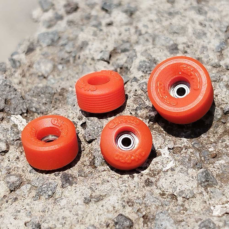 Kraken orange GH - PRO street wheels 8mm - Caramel Fingerboards - Fingerboard store